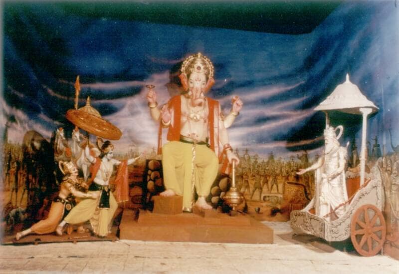 the appearance of the Lalbaugcha Raja has changed In the last 88 years