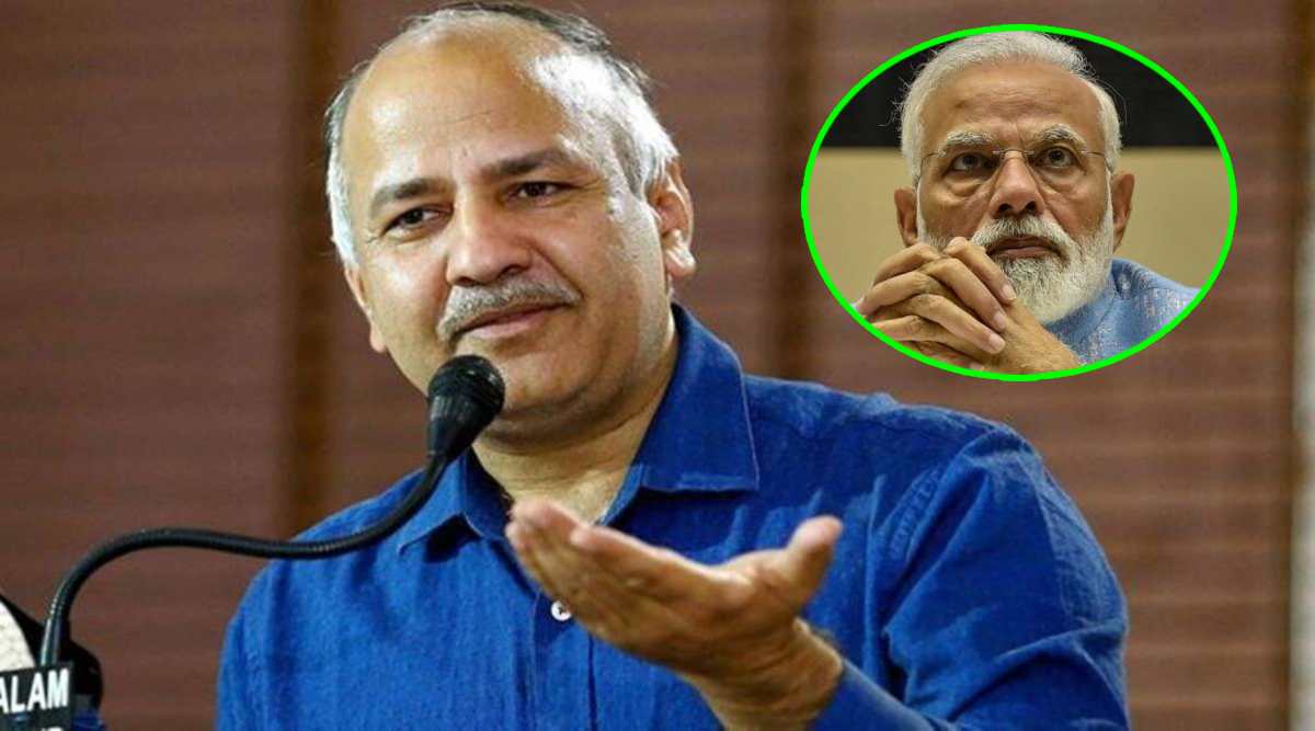 MANISH SISODIA AND NARENDRA MODI