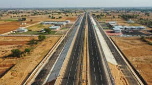 Nitin gadkari share image of Ambala-Kotputli highway