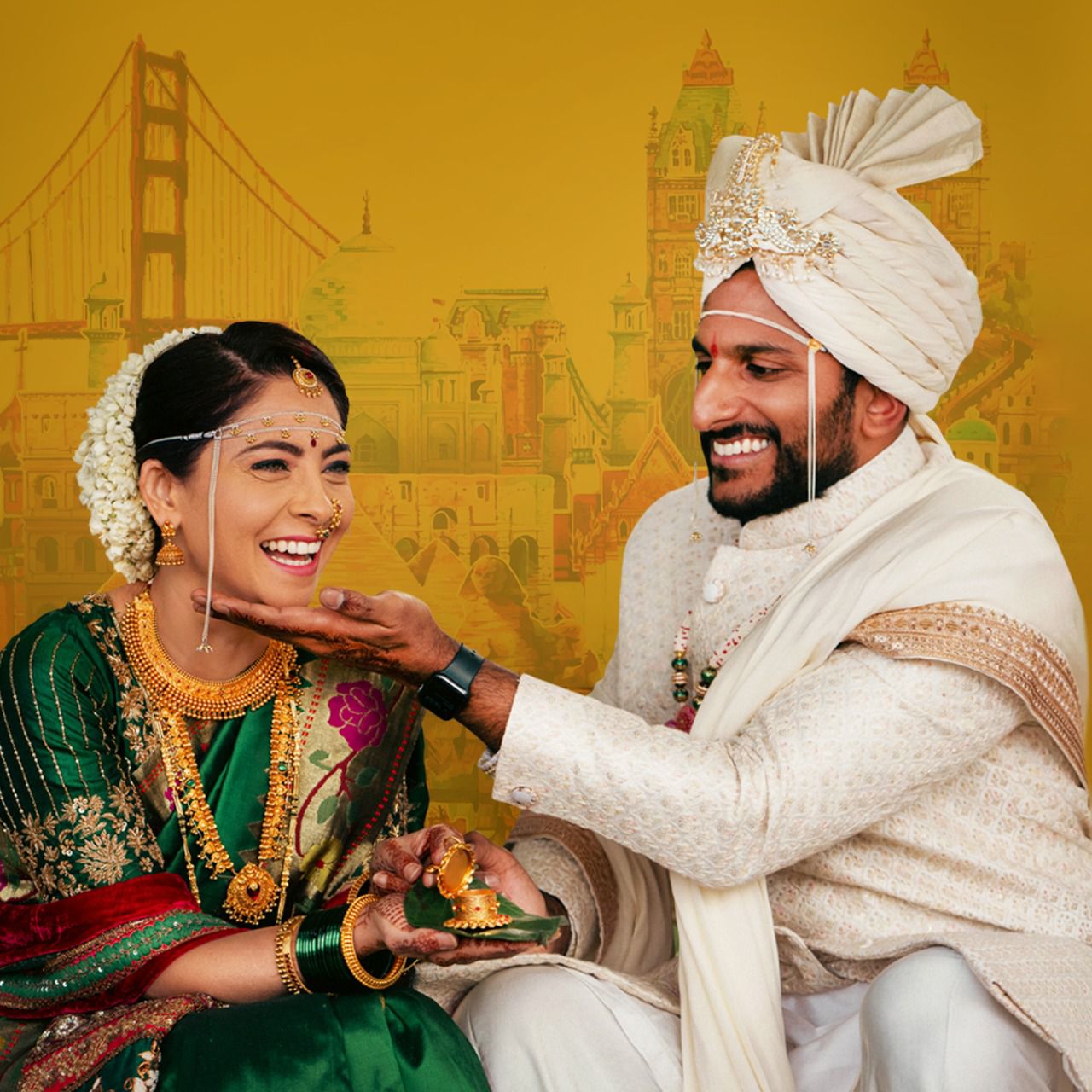 Sonalee Kulkarni Kunal Benodekar Wedding Planet Marathi
