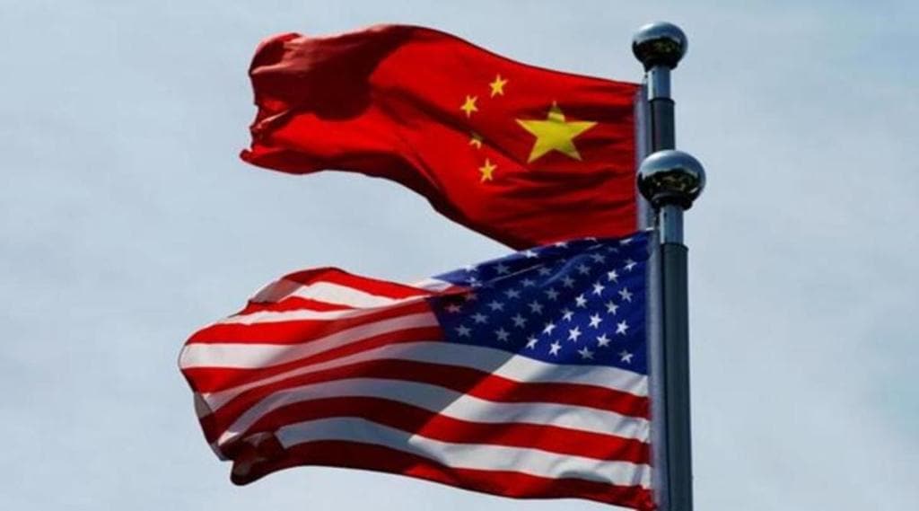 US-China-Flags