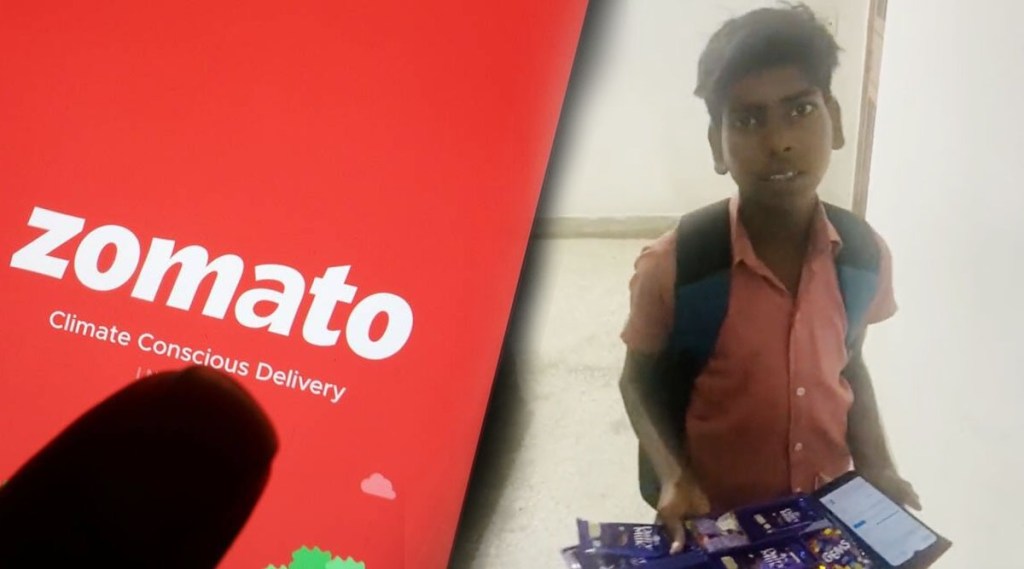 7-year-old son becomes Zomato delivery boy after father's accident