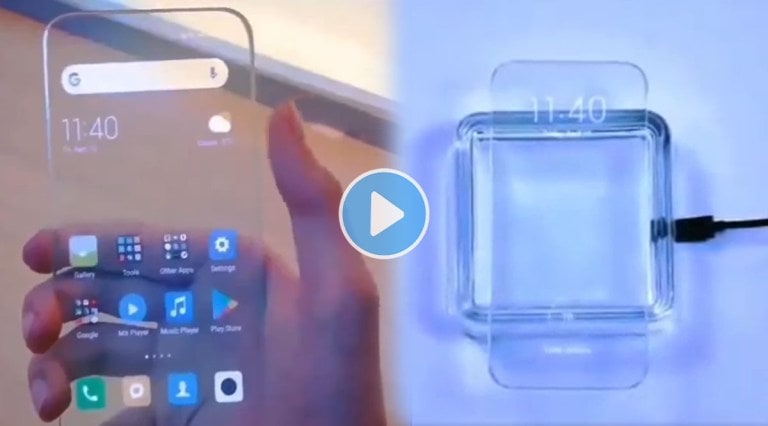 Have you ever seen a smartphone that looks like glass?