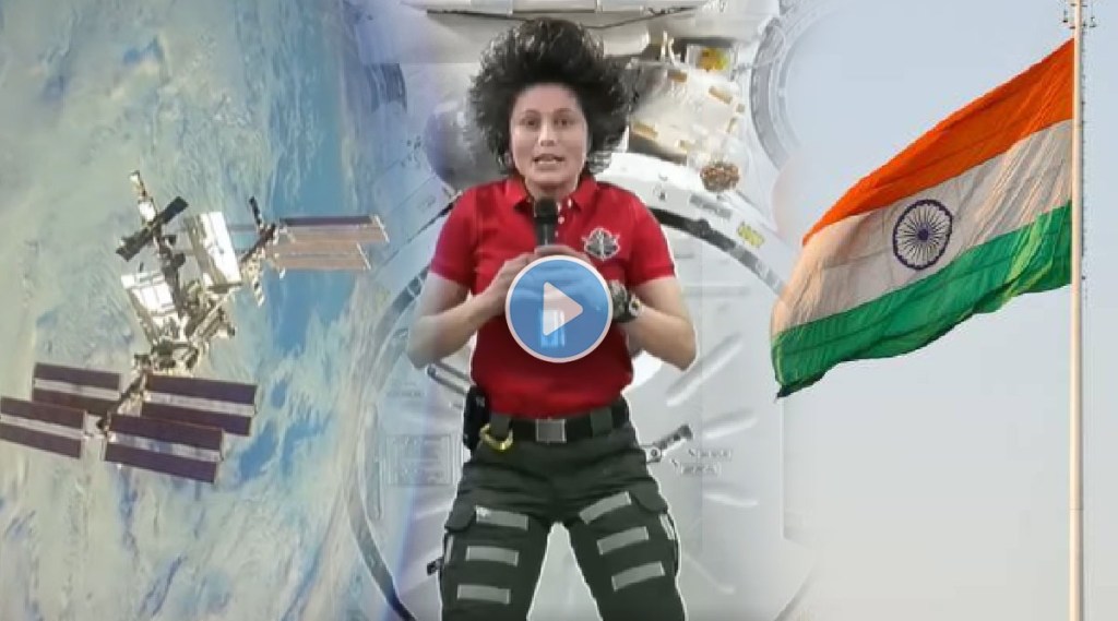 Happy Independence Day wish to India direct from Space