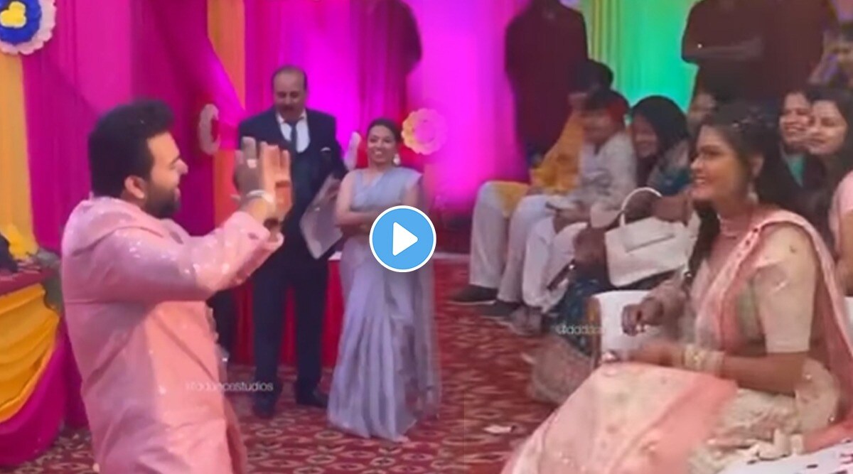 An act done by the groom at the wedding that shocks the relatives as well as the bride