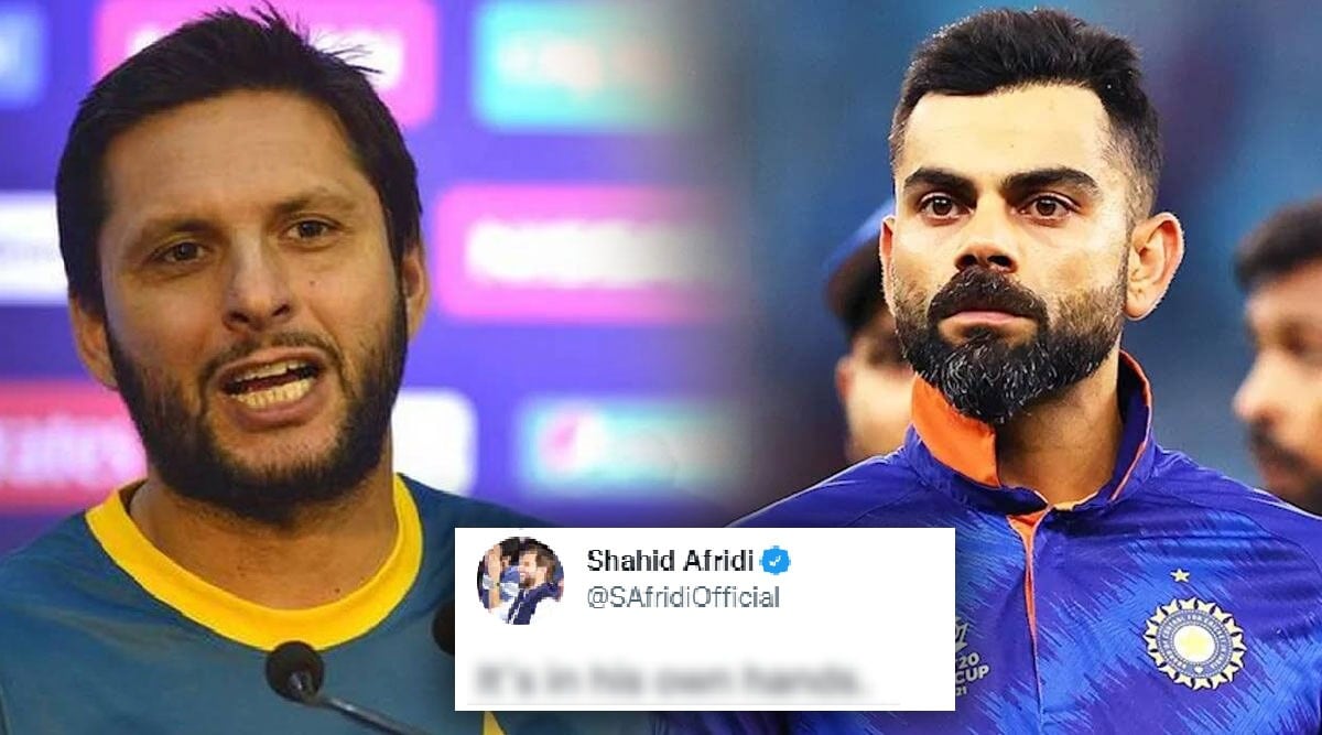 Shahid Afridi five word tweet