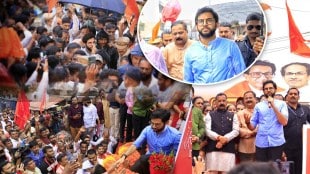 aaditya thackeray shivsanwad yatra at alibaug