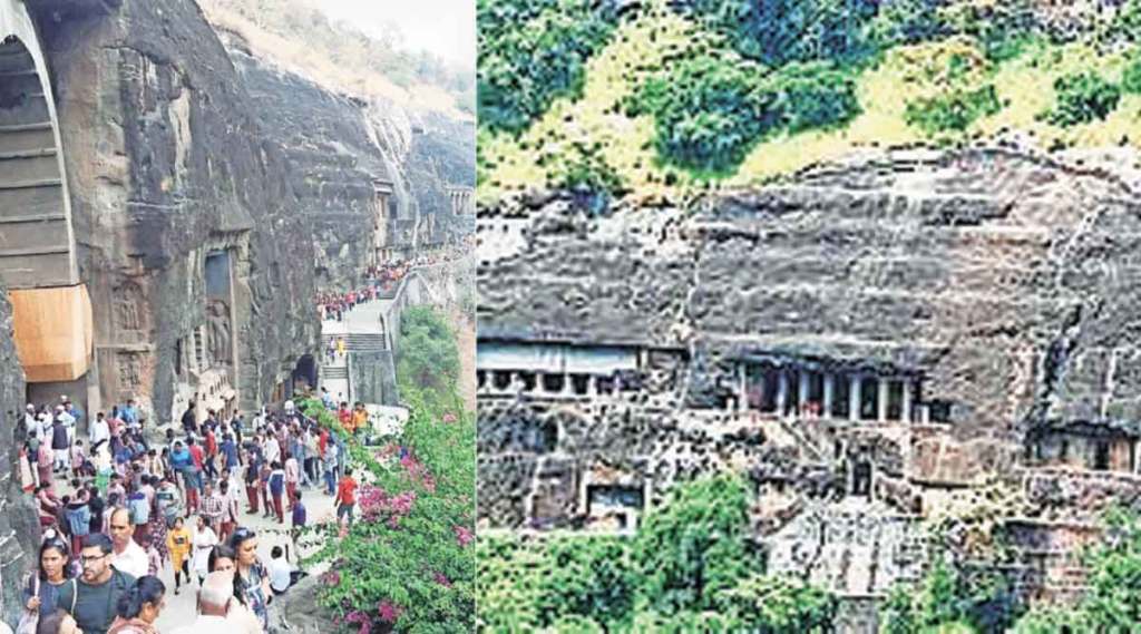 अजिंठा लेणी वाचविण्यासाठी पर्यटकसंख्येवर मर्यादा गरजेची ; पुरातत्त्व विभागाचे अधीक्षक मीनलकुमार चावले यांचे मत