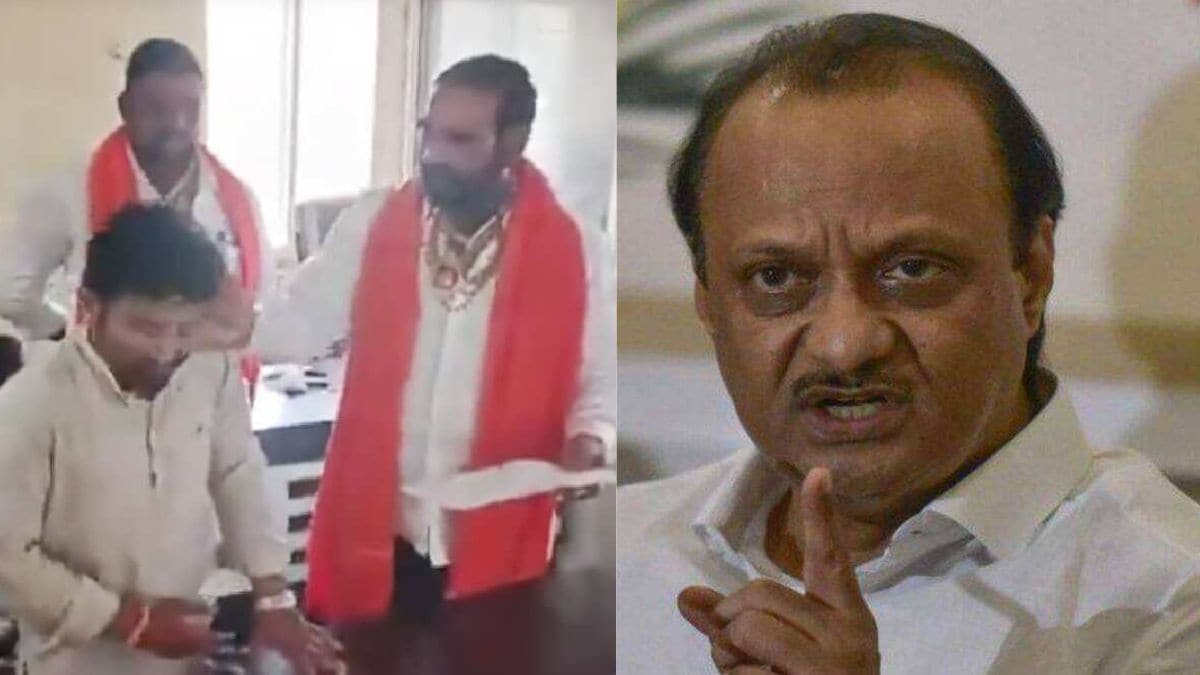 ajit pawar on santosh bangar