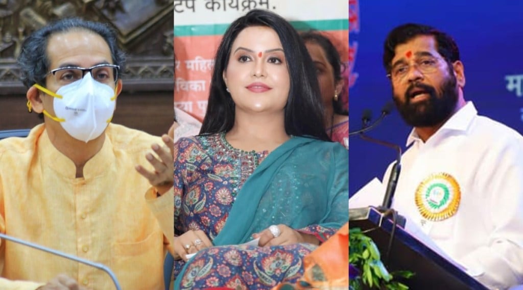 amruta fadnavis, uddhav thackeray, eknath shinde