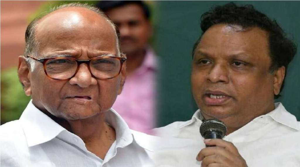 ashish shelar and sharad pawar