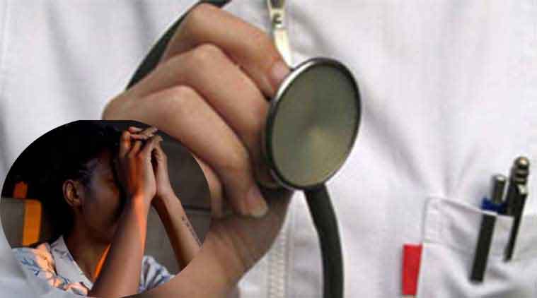 woman doctor in depression,