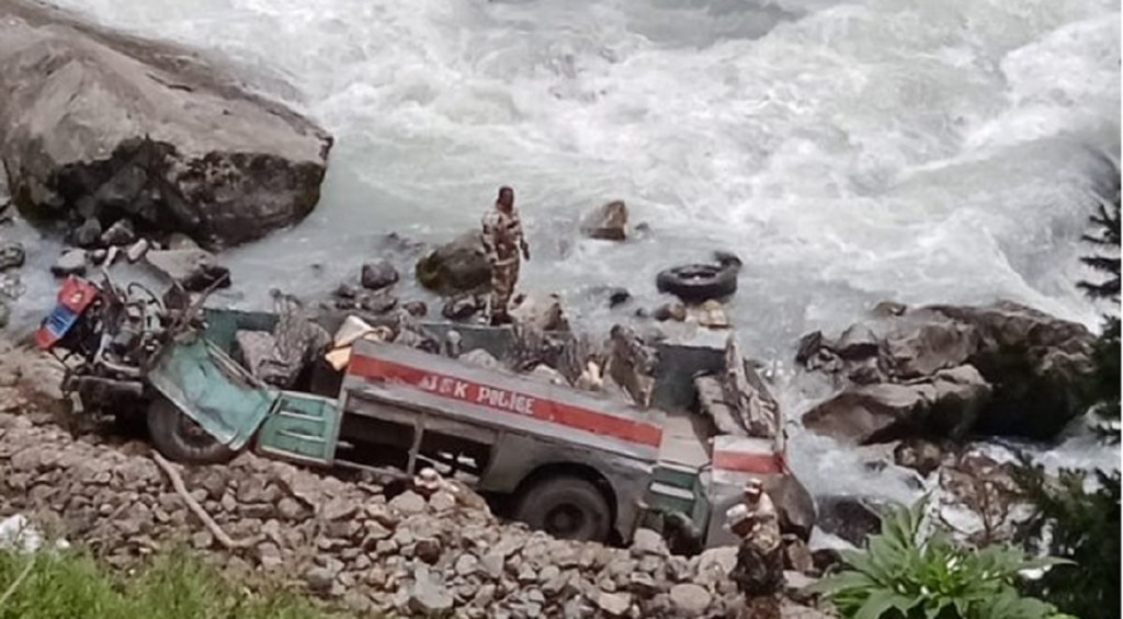 itbp bus accident news