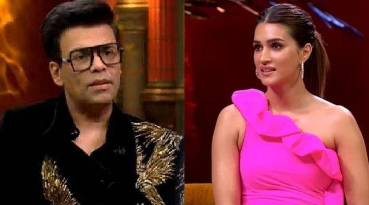 kriti sason, tiger shroff, karan johar, koffee with karan, koffee with karan 7, lust stories, kiara advani, करण जोहर, टायगर श्रॉफ, क्रिती सेनॉन, कियारा आडवाणी, लस्ट स्टोरीज, कॉफी विथ करण ७