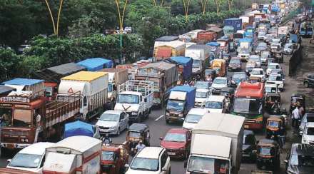traffic congestion on nashik mumbai highway