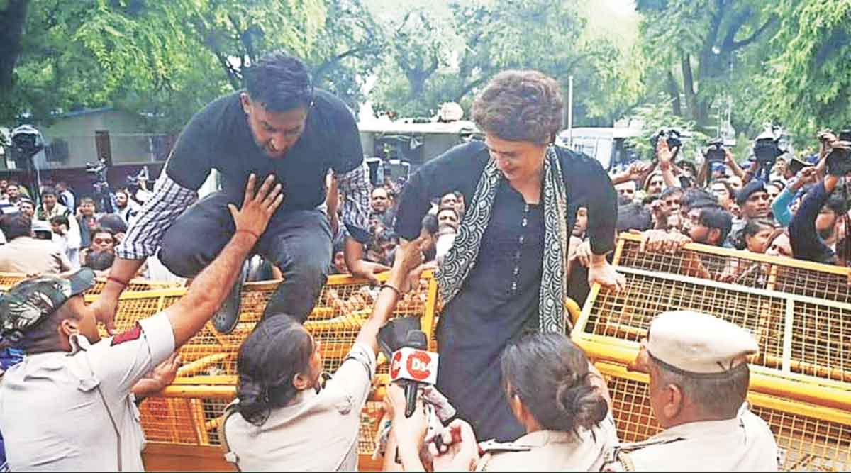 congress protest against modi government,