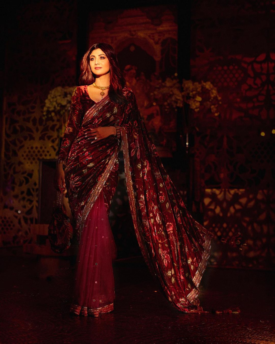 Shilpa Shetty Style In Saree Photos