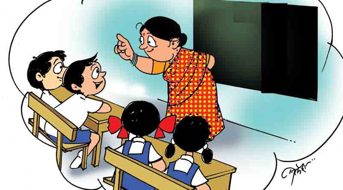 A teacher brutally beat up a student in Titwala kalyan
