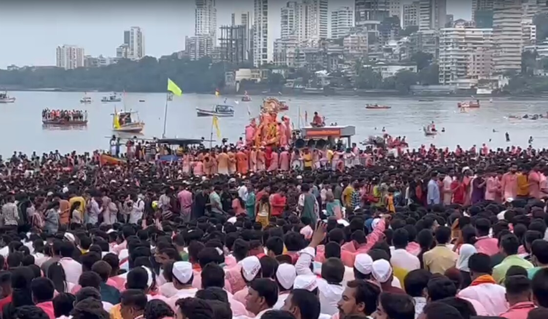 Lalbaugcha Raja Visarjan 2022 