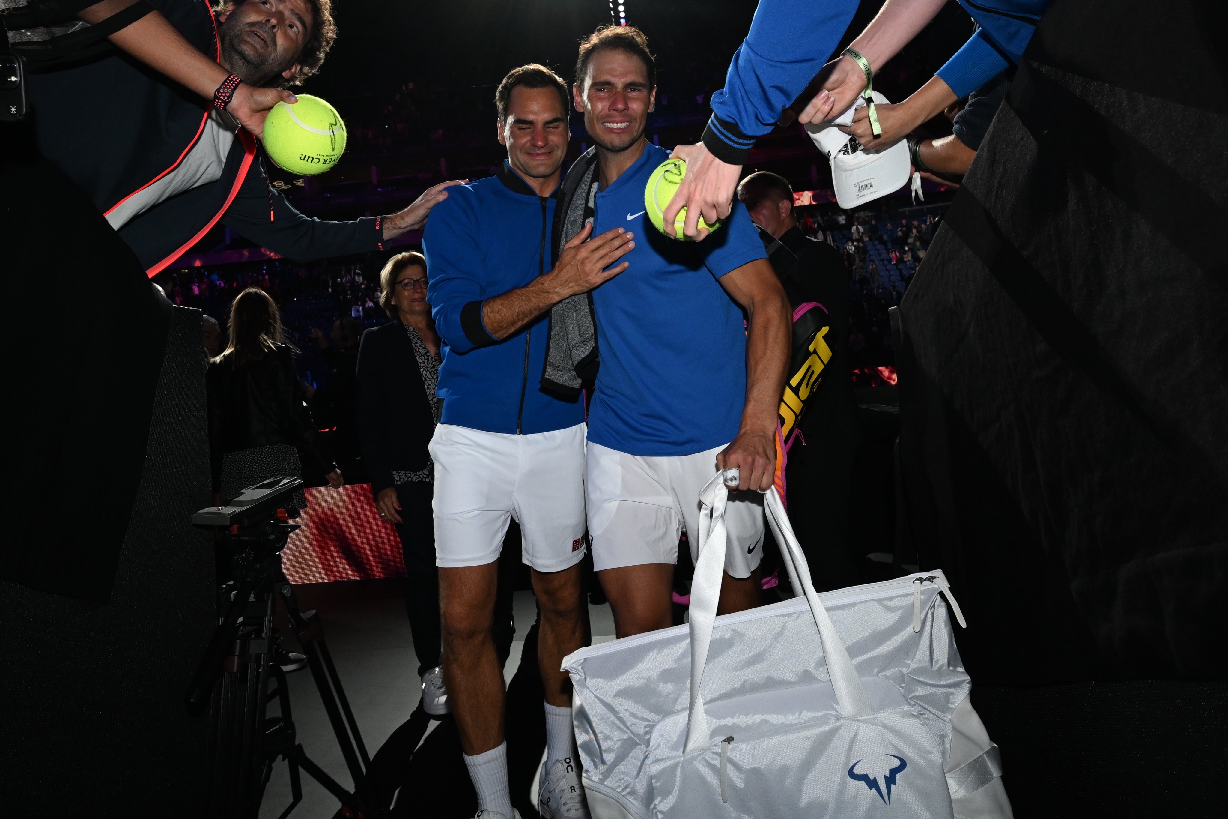 Roger Federer emotional farewell Rafael Nadal retirement match