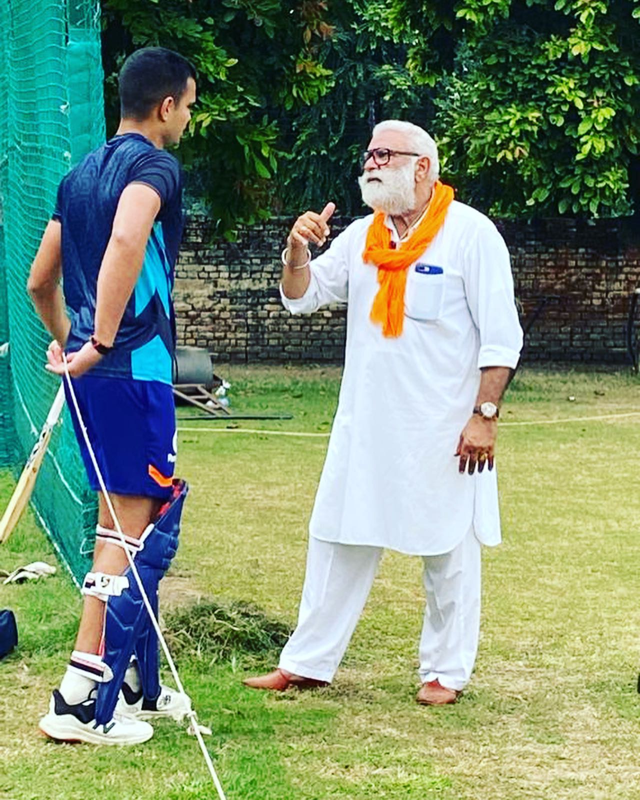 Arjun sachin Tendulkar training under Yuvraj Singh father Yograj