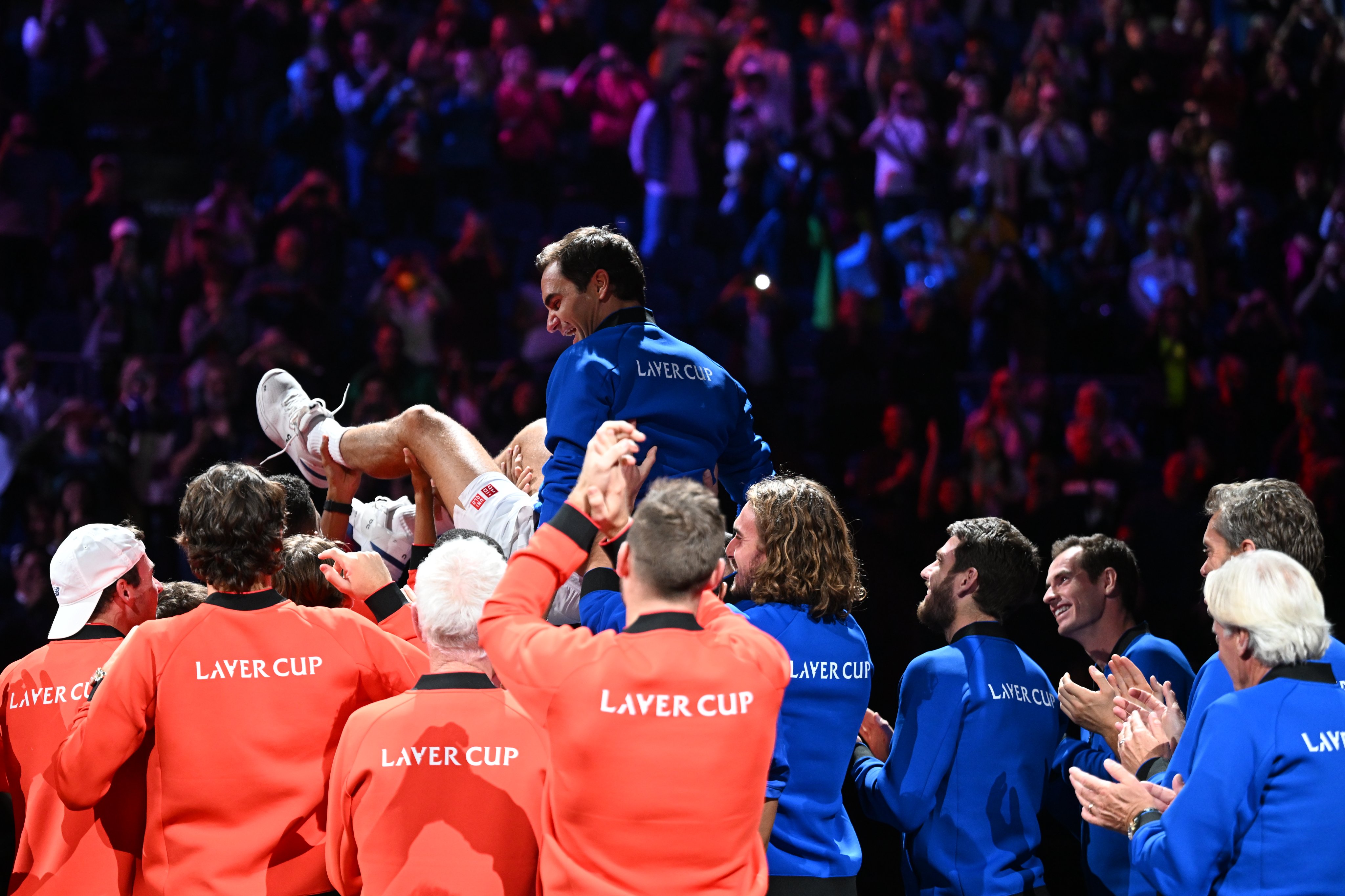 Roger Federer emotional farewell Rafael Nadal retirement match