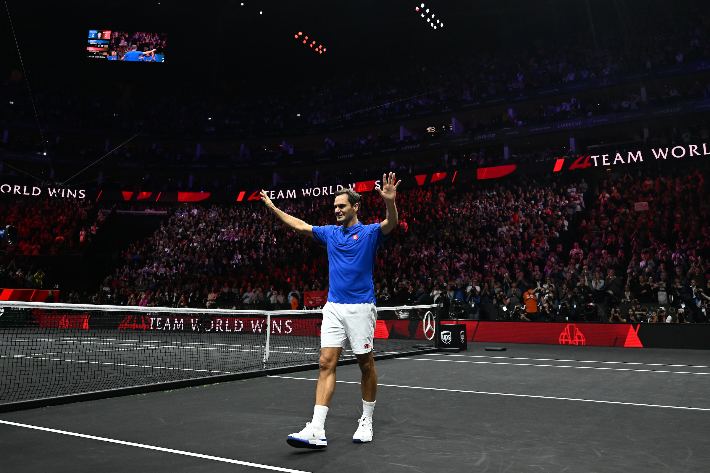 Roger Federer emotional farewell Rafael Nadal retirement match