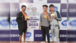 Uran's swimmers succeed in National Games at Indore