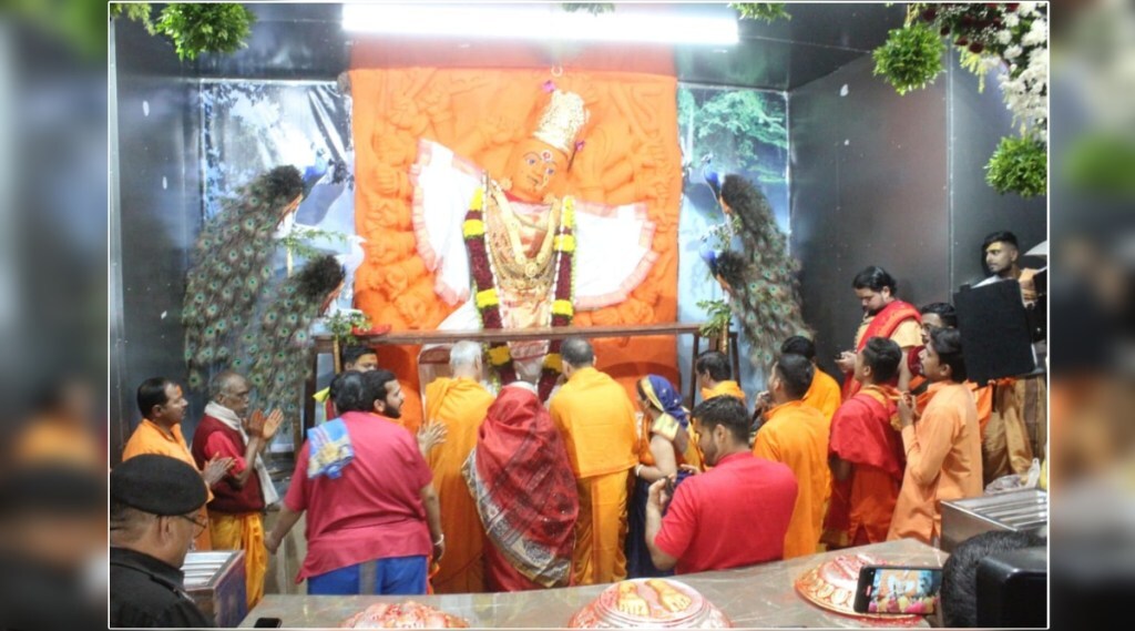 Start of Navratri Festival at Saptashring Fort