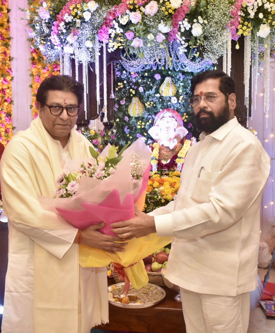 MNS Raj Thackeray Meets CM Eknath Shinde