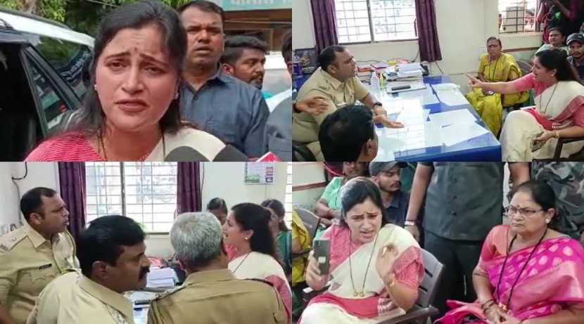अमरावतीत खासदार नवनीत राणा आणि अमरावती पोलिसांमध्ये शाब्दिक बाचाबाची झाल्याचं बुधवारी (७ सप्टेंबर) पाहायला मिळालं.