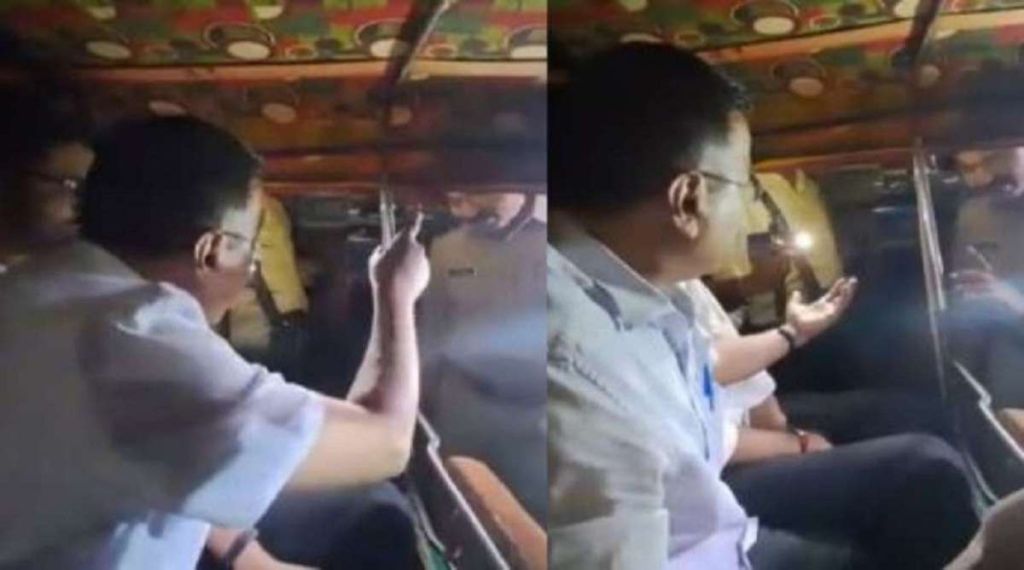 Arvind Kejriwal Rickshaw Driver