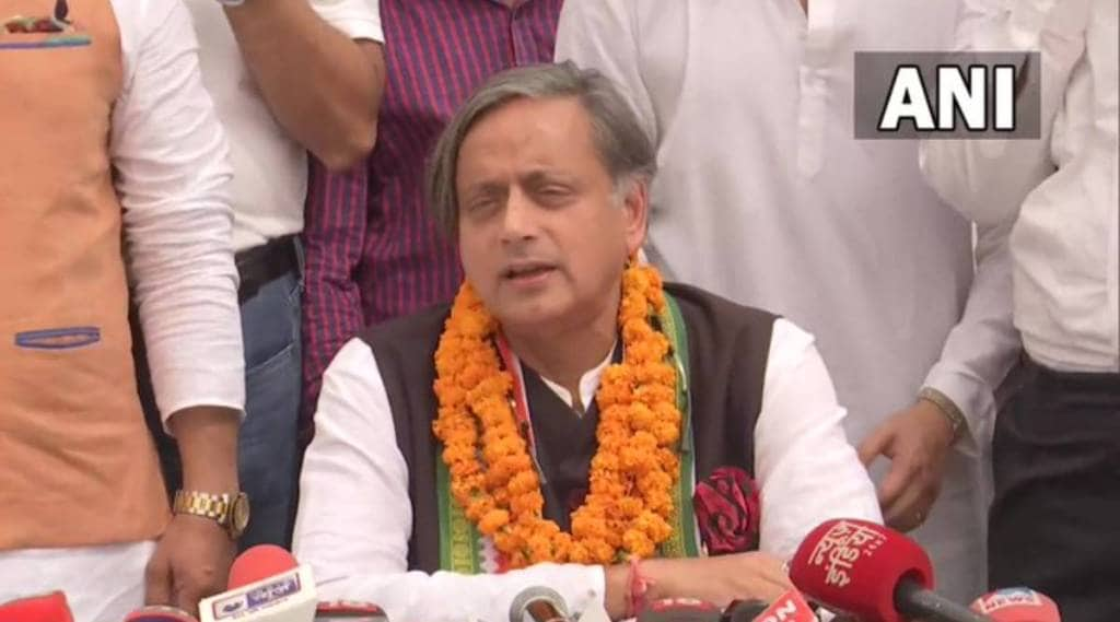 Congress leader Shashi Tharoor