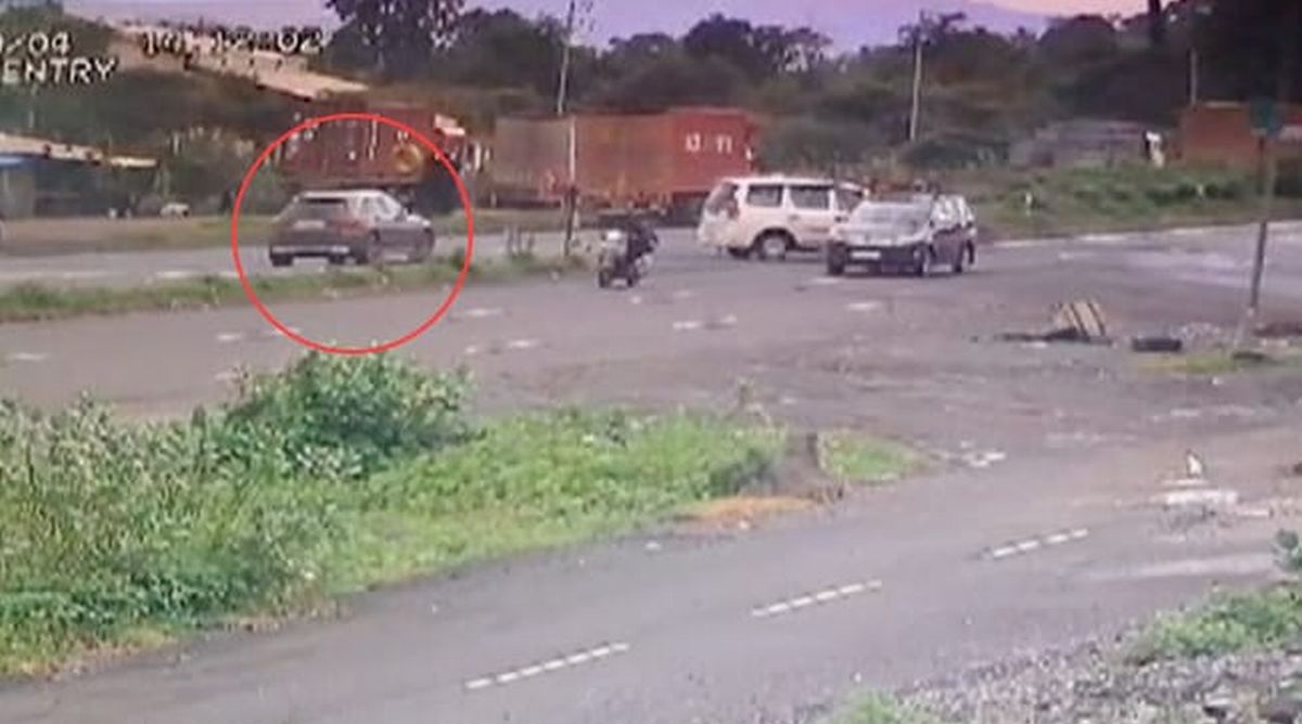 Cyrus Mistry Car Accident CCTV