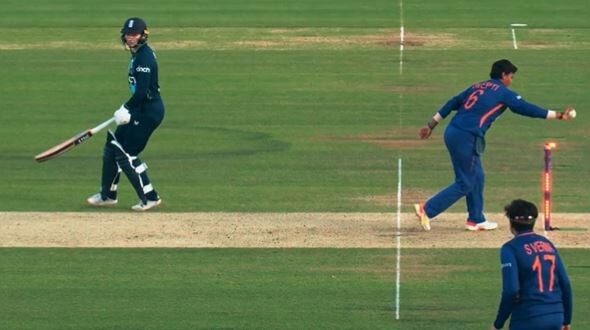 deepti sharma charlotte dean run out 