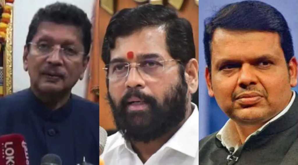 Deepak Kesarkar Eknath Shinde Devendra Fadnavis