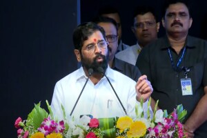 Eknath Shinde on road