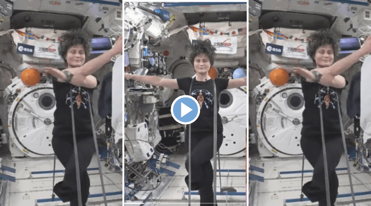 Viral Video Astronaut Performs Yoga in Zero Gravity