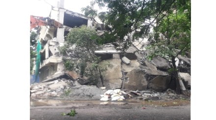 Illegal building in Gopal Bagh area of Sunilnagar