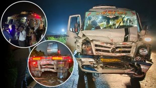 Major accident on Mumbai Goa Highway at Hamrapur Phata Pen Raigad