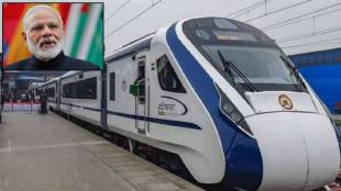 Modi and Vande Bharat train