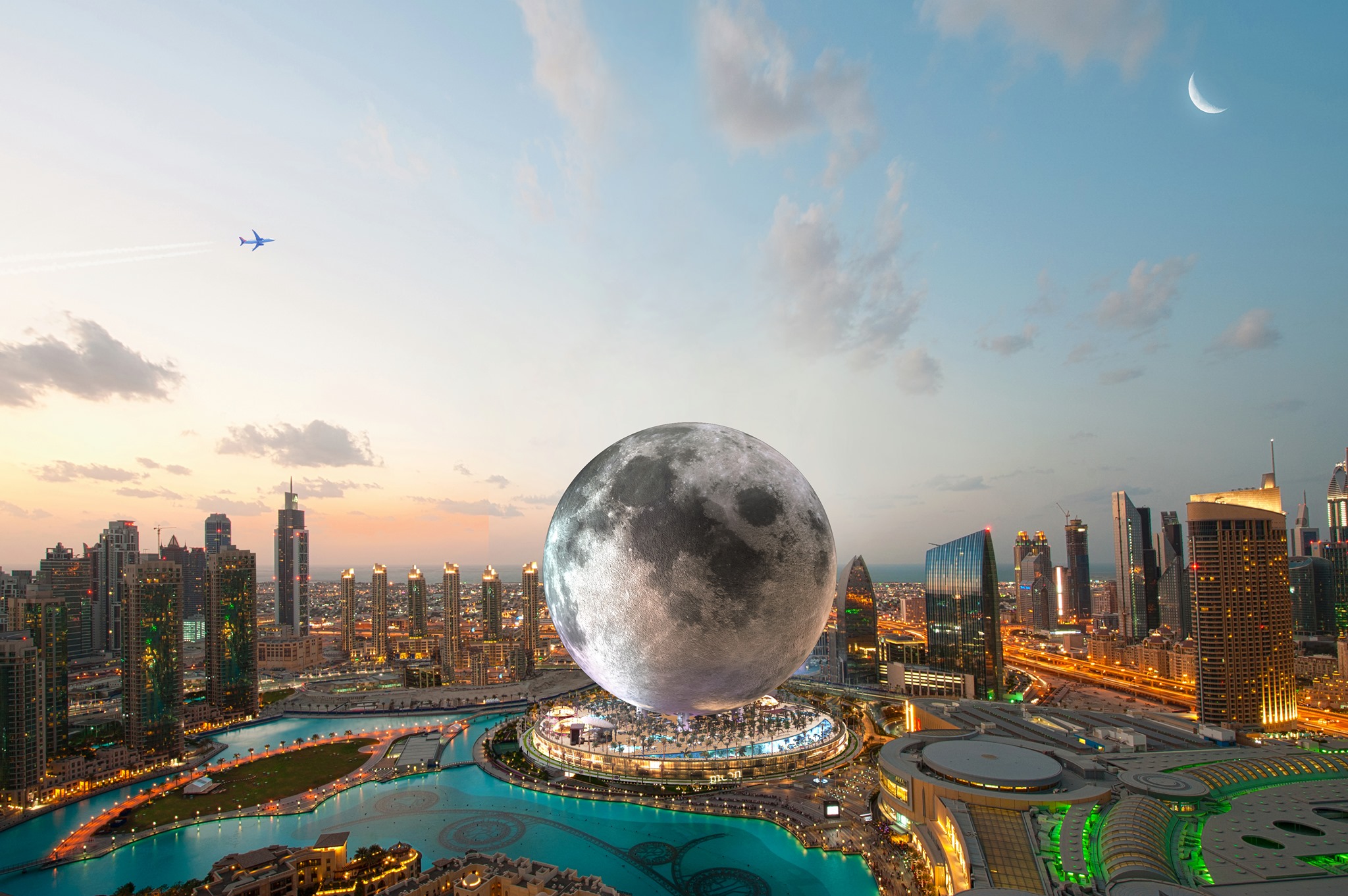 A Moon shaped Luxury Resort in Dubai Building Will Cost A Whopping Rs 40000 crore