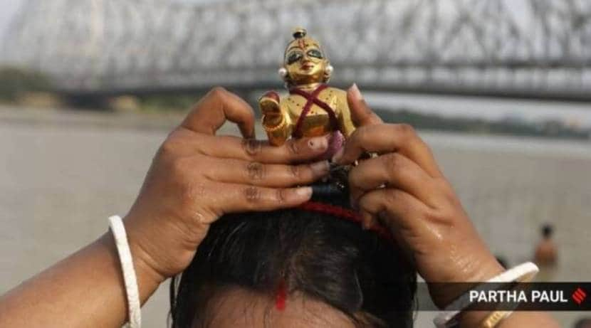 Mahalaya rituals at Kolkata