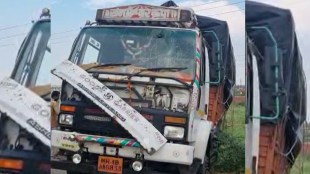 Travels and Eicher accident Nandurbar Shahada Three people death 17 people were injured