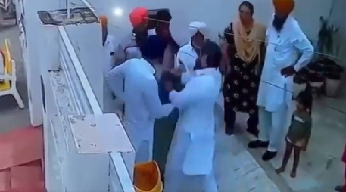 Screenshot from the viral video