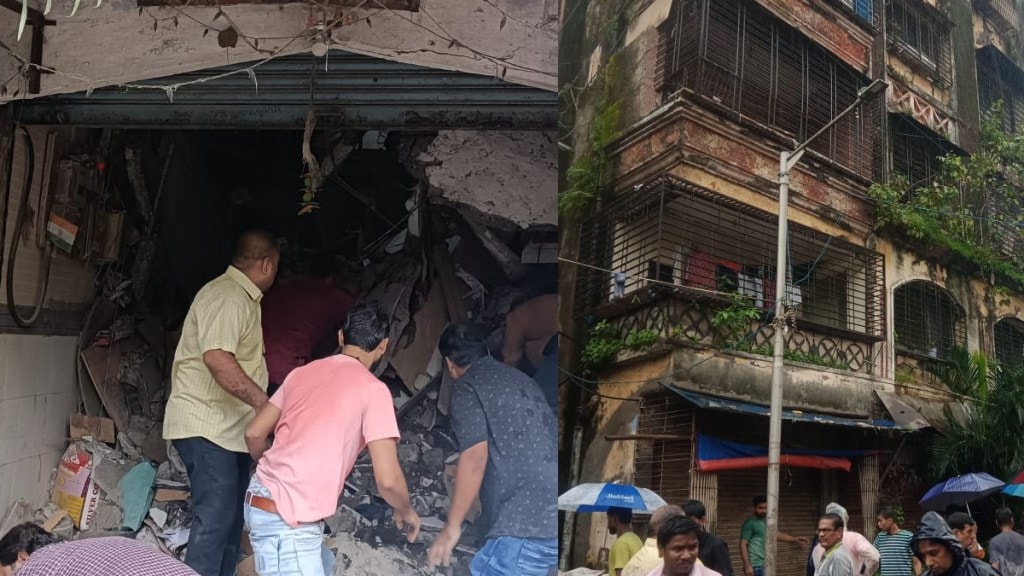 Four killed slab collapse building ncident in Camp Five area in ulhasnagar rescue opretation started