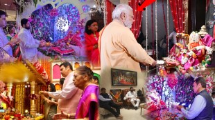 Ganpati utsav 2022 dcm devendra fadnavis reached cm eknath shindes home PM Modi vist Piyush Goyal home on ganesh chaturthi