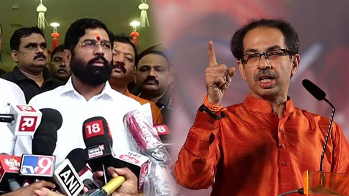 CM Ekanath Shinde Answers Criticism By Shivsena Chief Uddhav claiming Shinde Group stole my father Balasaheb Thackeray