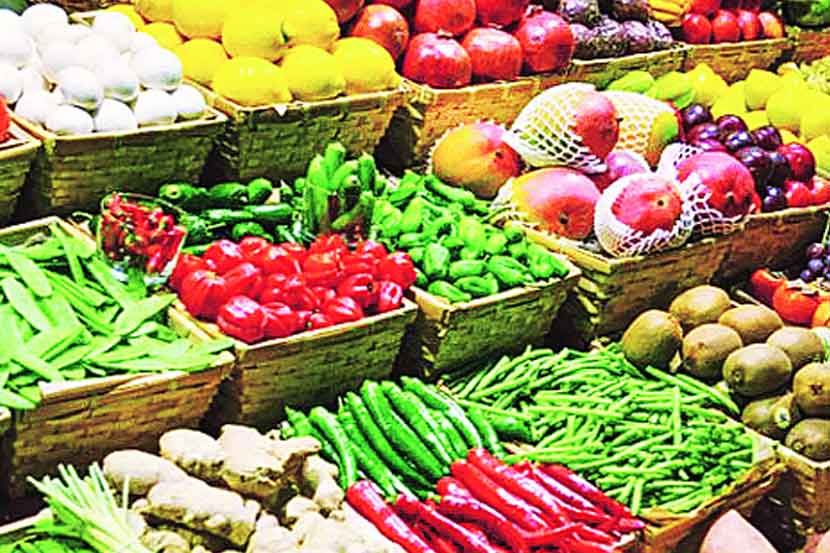 Increase in price of fruits and vegetables
