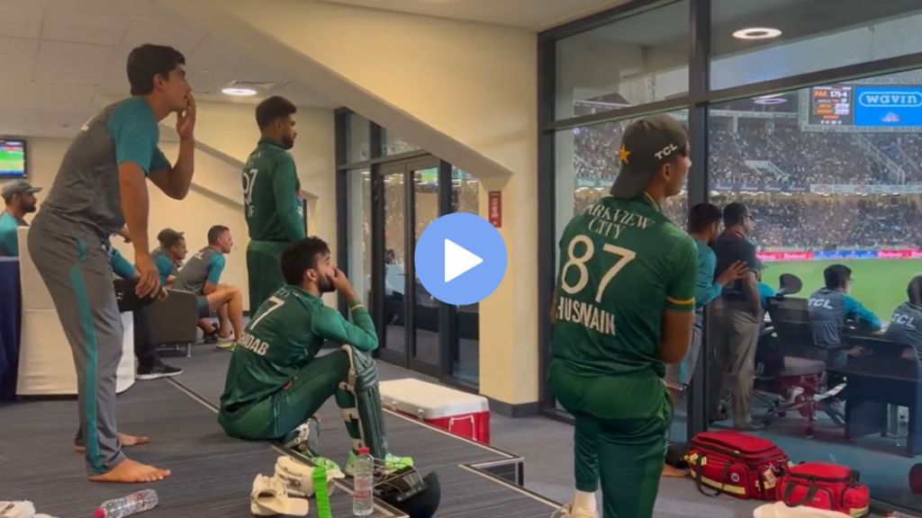 Pakistan dressing room last over Video Viral